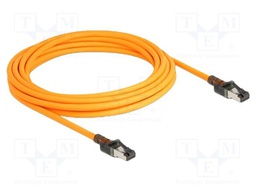 Patch cord; S/FTP; Cat: 6a; RJ45 plug,USB C socket,both sides; 5m