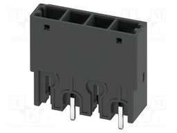 PCB headers, nominal cross section: 4 mm2, color: black, nom