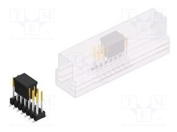 Connector: pin strips; pin header; male; PIN: 14; 2.54mm; SMT; 2x7