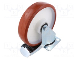 Transport wheel; Ø: 200mm; W: 45mm; H: 235mm; torsional with lock