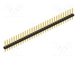 Connector: pin strips; pin header; male; PIN: 31; 2mm; THT; 1x31