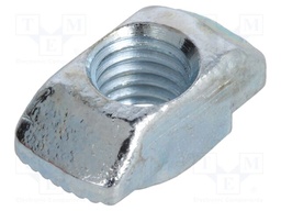 Nut; for profiles; Width of the groove: 10mm; steel; zinc