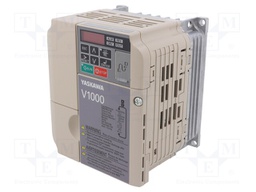 Vector inverter; Max motor power: 0.37/0.75kW; 0÷400Hz; 1.8÷2.1A