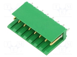 8P MOD 1 SHROUDED HEADER, ST, 0.4 Au