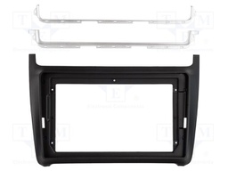 Radio frame; VW; black; 9"
