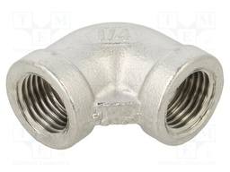 Female-female; max.10.5bar; 1.4408 stainless steel; G316