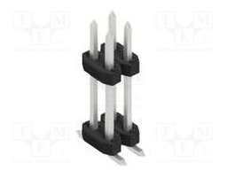 Connector: pin strips; pin header; male; PIN: 4; 2mm; SMT; 2x2; 100V