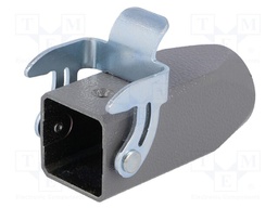 Enclosure: for Han connectors; Han; size 3A; for cable; straight