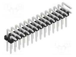 Connector: pin strips; pin header; male; PIN: 28; 2.54mm; THT; 2x14