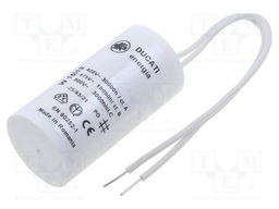 Capacitor: motors, run; 1.9uF; 475VAC; Ø28x55mm; -25÷85°C; ±5%