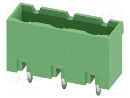 PCB headers, nominal cross section: 2.5 mm?, color: green, n