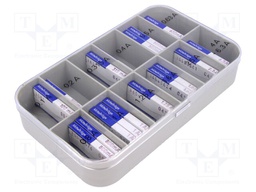 Kit contents: fuses; fuse; 5x20mm; Range of val: 100mA÷6,3A