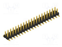 Connector: pin strips; pin header; male; PIN: 40; 2.54mm; SMT; 2x20