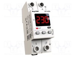 Voltage monitoring relay; undervoltage,overvoltage; 230VAC