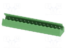 PCB headers, nominal cross section: 2.5 mm?, color: green, n