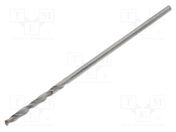 Drill bit; for metal; Ø: 0.9mm; HSS; Features: hardened
