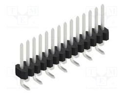 Connector: pin strips; pin header; male; PIN: 14; 1.27mm; SMT; 1x14