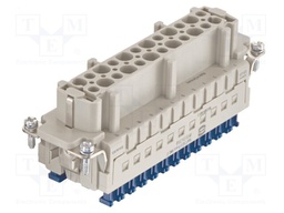 HEAVY DUTY INSERT, RCPT, 24POS, 26-14AWG