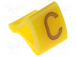 Markers for cables and wires; Label symbol: C; 3÷6.5mm; H: 9mm