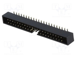 Socket; IDC; male; PIN: 44; vertical; SMT; gold flash; 2mm