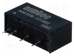 Converter: DC/DC; 1W; Uin: 10.8÷13.2V; 12VDC; Iout: 84mA; SIP7; 2.7g