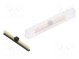 Connector: pin strips; pin header; male; PIN: 64; 2mm; SMT; 2x32