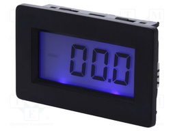 Mounting; LCD 3,5 digit 13mm,with a backlit; VDC: 0÷200mV