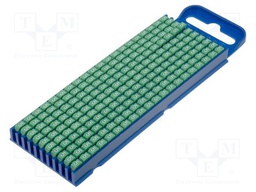 Markers for cables and wires; Label symbol: 5; 2.8÷3.8mm; green
