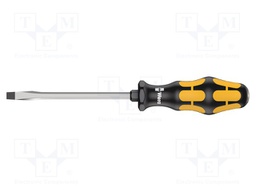 Screwdriver; slot; for impact,assisted with a key; 10,0x1,6mm