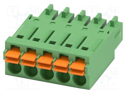 PCB connector, nominal cross section: 1.5 mm?, color: green,