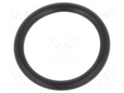 O-ring gasket; NBR; D: 2mm; Øint: 15mm; black; -30÷100°C