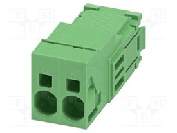 PCB connector, nominal cross section: 6 mm?, color: green, n
