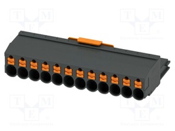 PCB connector, nominal cross section: 4 mm2, color: black, n