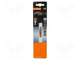 Drill set; for metal; Ø: 1.5mm; L: 40mm; Working part len: 18mm