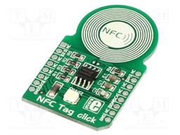 Click board; RFID; I2C; M24SR64; mikroBUS connector; 3.3VDC