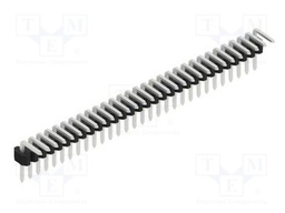 Connector: pin strips; pin header; male; PIN: 30; 1.27mm; THT; 1x30