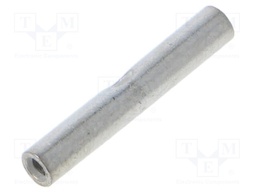 Tip: butt splice; copper; 1mm2; tinned; crimped; for cable