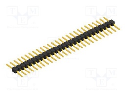 Connector: pin strips; pin header; male; PIN: 27; 2.54mm; SMT; 1x27
