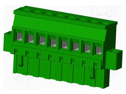 Connector: pluggable terminal block; plug; female; angled 90°