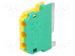 Splice terminal: rail; 0.75÷4mm2; ways: 1; terminals: 2; polyamide