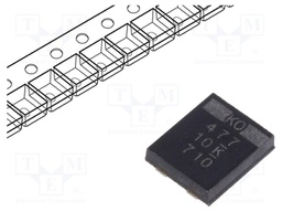 Capacitor: tantalum-polymer; 470uF; 10VDC; Case: J; 2924; ESR: 70mΩ