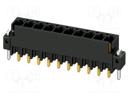 PCB headers, nominal cross section: 0.5 mm?, color: black, n