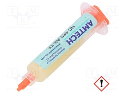 Flux: rosin based; No Clean; gel; syringe; 10ml; SMD soldering