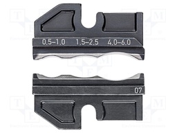 Crimping jaws; Application: KNP.9743