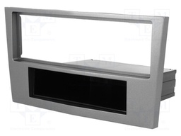 Radio mounting frame; Opel; 1 DIN; charcoal-metallic