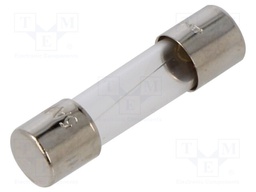 Fuse: fuse; quick blow; 5A; 125VAC; cylindrical,glass; 5x20mm; GMA