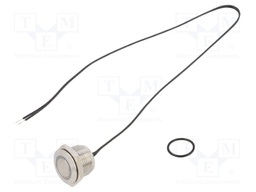 Switch: vandal resistant; Pos: 2; SPST-NO; 50mA/24VDC; IP65; Ø16mm