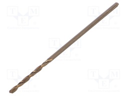 Drill bit; for metal; Ø: 1mm; L: 34mm; HSS; Working part len: 12mm