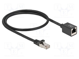Extender Ethernet; S/FTP; Cat: 6a; RJ45 socket,RJ45 plug; 500mm