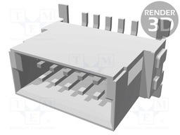 Connector: PCB to PCB; male; PIN: 10; 1.27mm; Series: har-flex; 2.3A